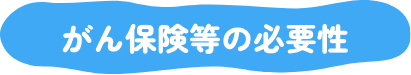 がん保険等の必要性